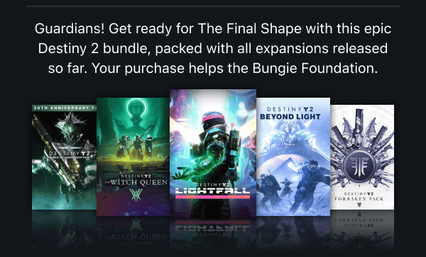 Get ready for the Final Shape with this epic bundle!