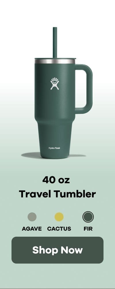 40 oz Travel Tumbler | Fir | Shop Now
