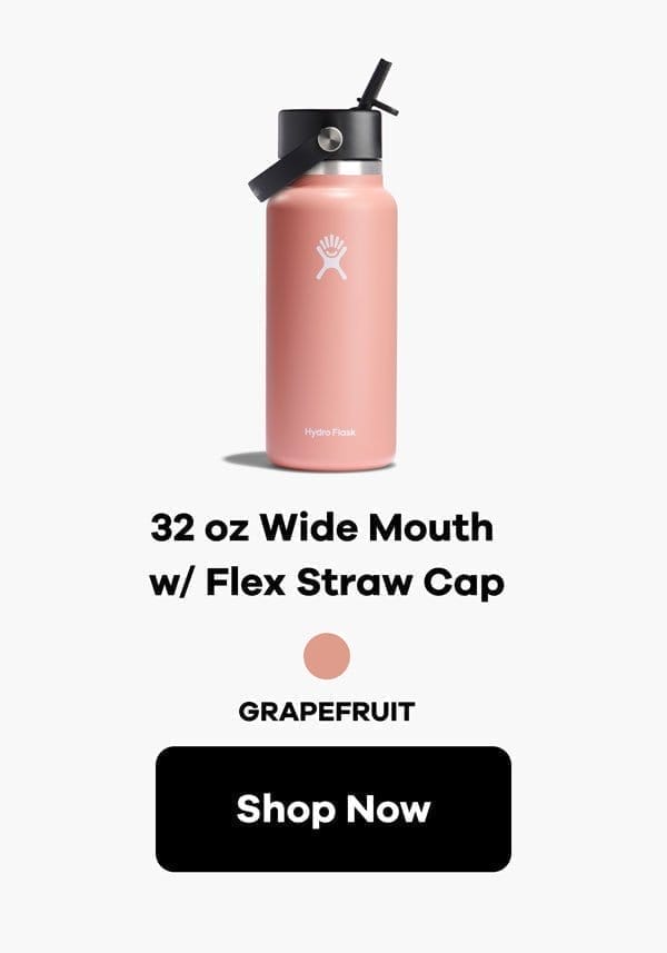 32 oz Wide Mouth w/ Flex Straw Cap | Shop Now