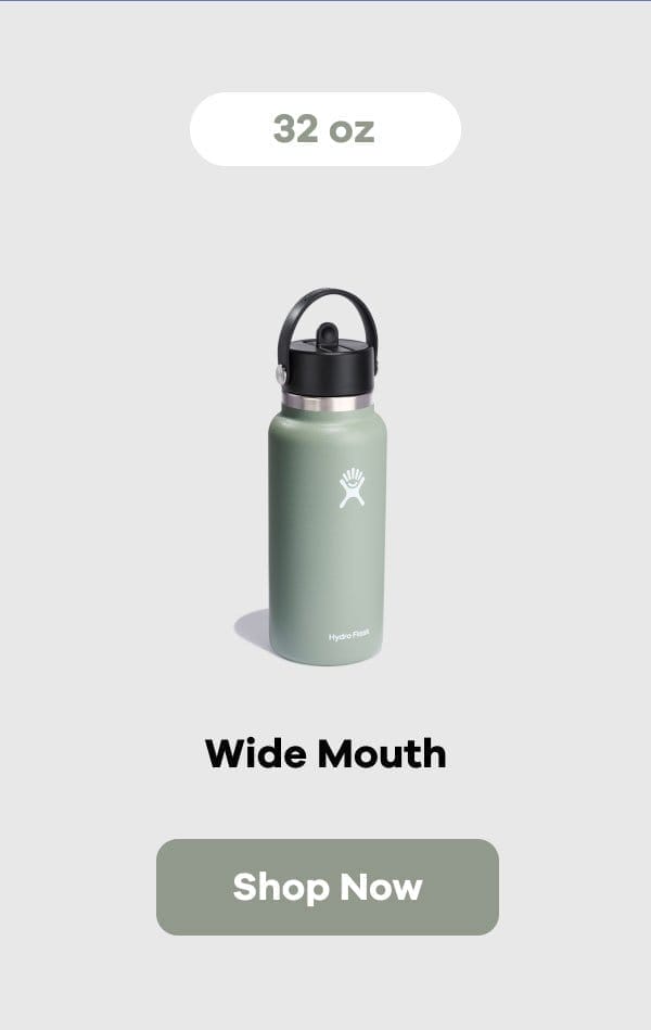 32 oz Wide Mouth with Flex Straw Cap | Shop Now