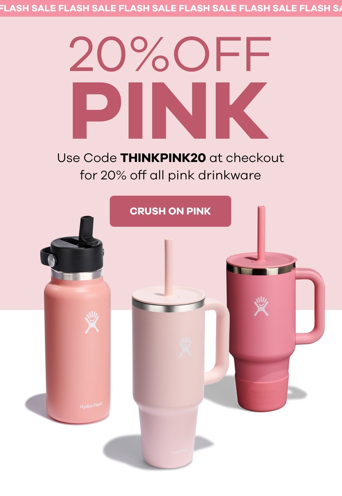 20 percent off pink | Crush On Pink