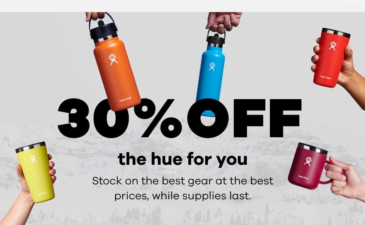 30 percent off the hue for you