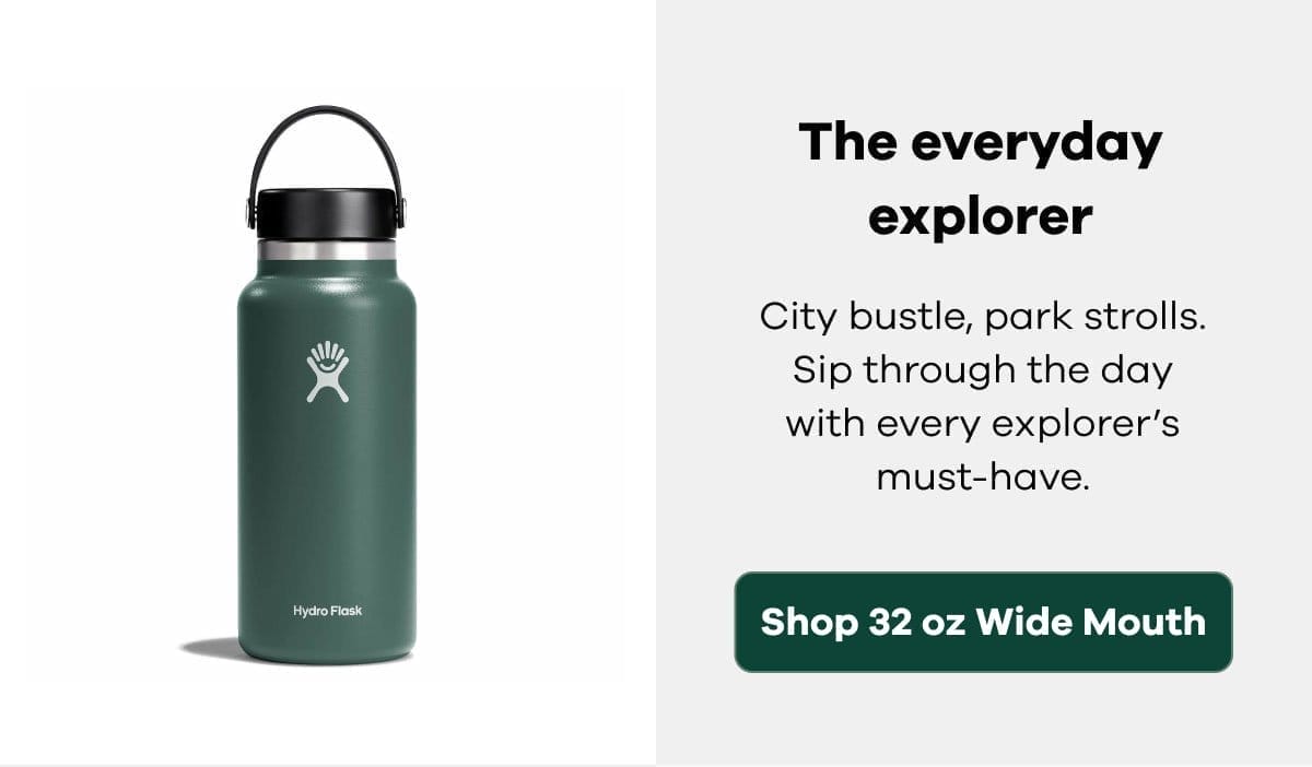 The everyday explorer | Shop 32 oz Wide Mouth