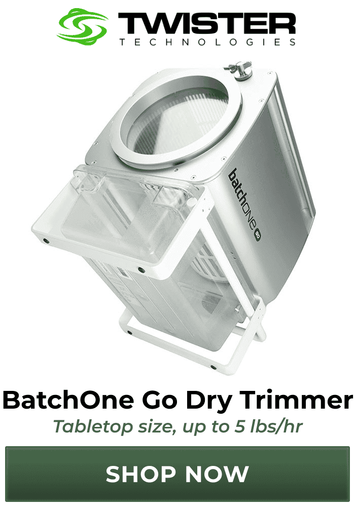 Twister BatchOne Go Dry Trimming Machine Shop Now