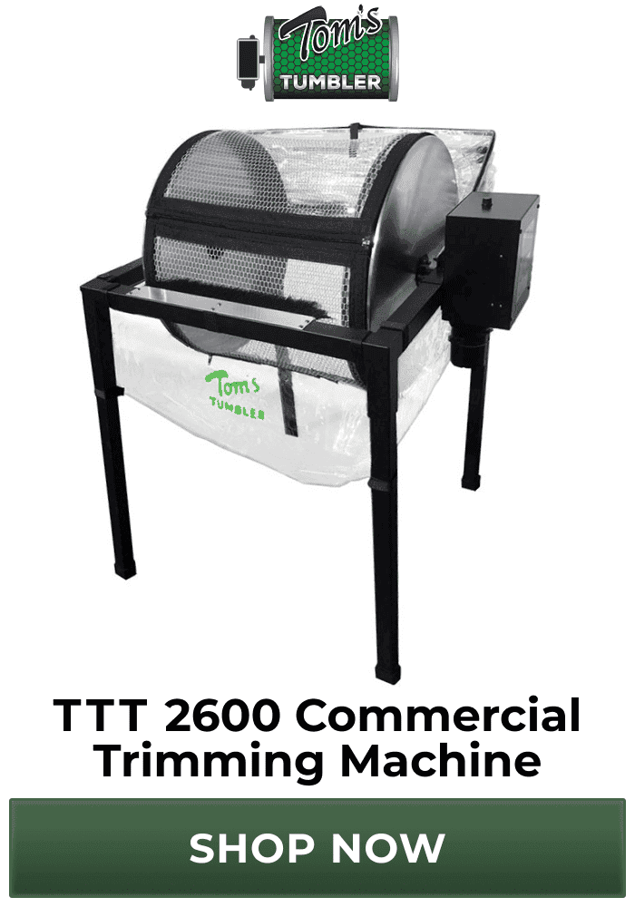 Toms Tumbler TTT 2600 Commerical Trimming Machine Shop Now
