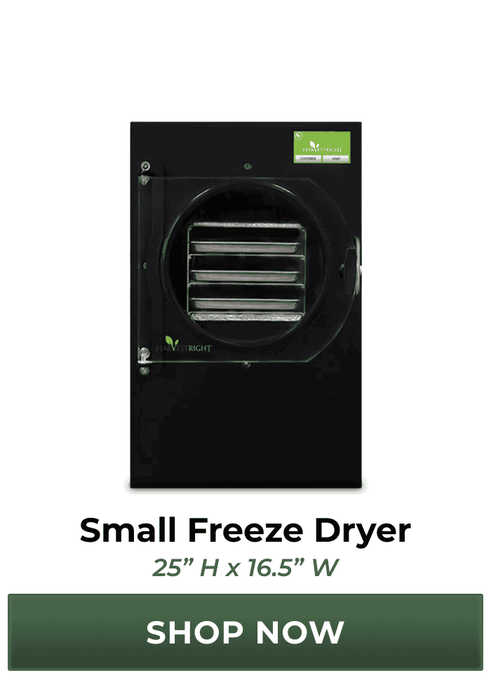 Small Freeze Dryer 25” H x 16.5” W | Shop Now