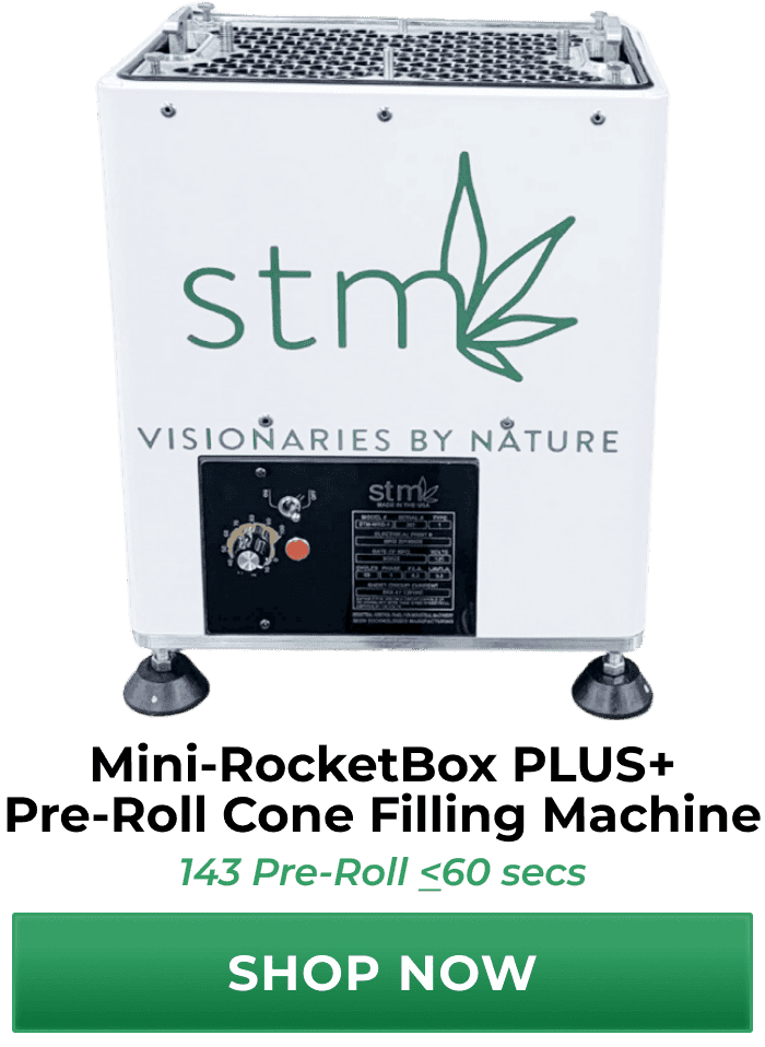 STM Canna Mini-RocketBox PLUS+ Pre-Roll Cone Filling Machine | Shop Now