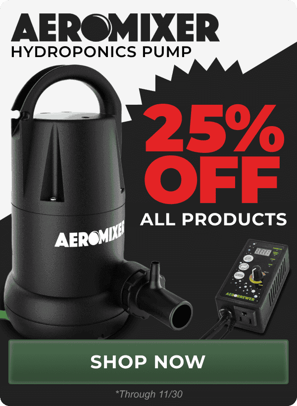 25% Off All Aeromixer Products through 11/30 | Shop Now