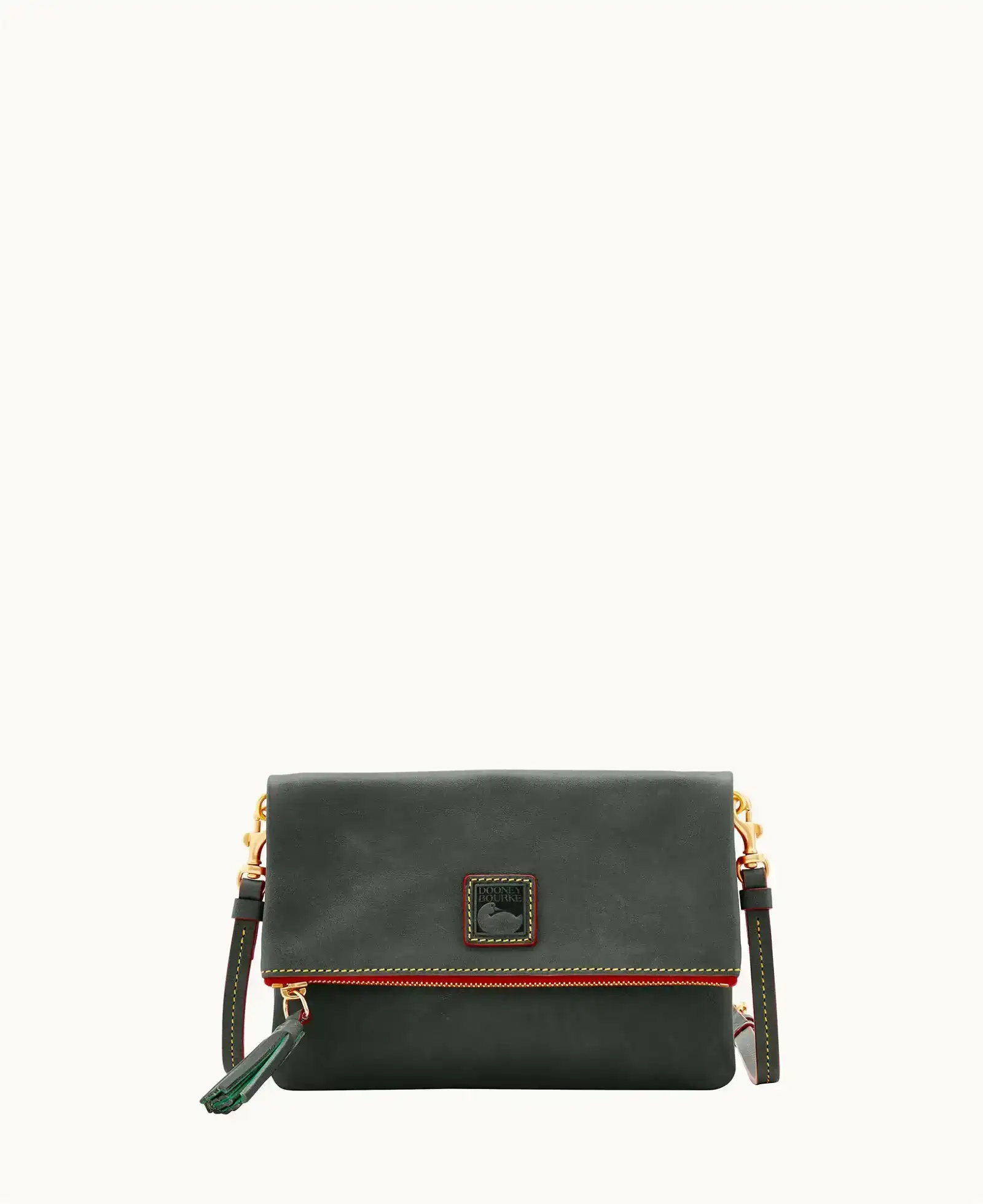 Florentine Foldover Zip Crossbody