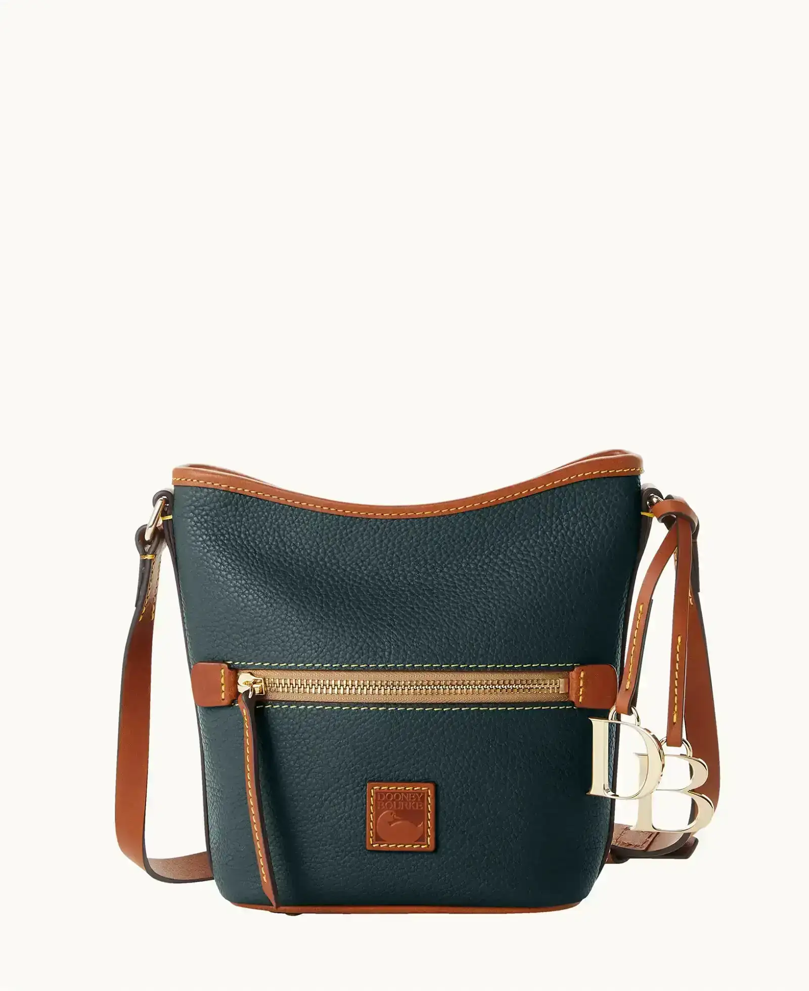 Pebble Grain Small Zip Sac