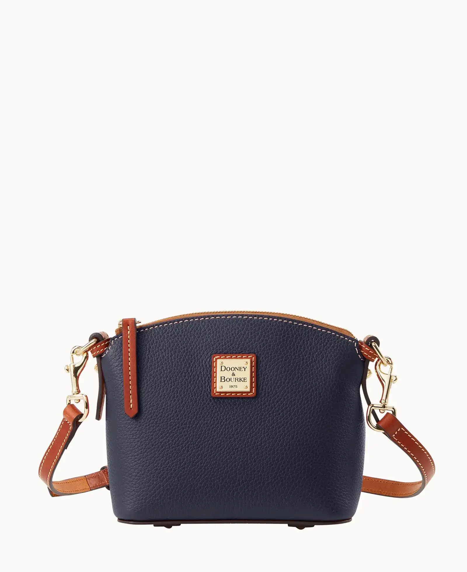 Pebble Grain Mini Domed Crossbody