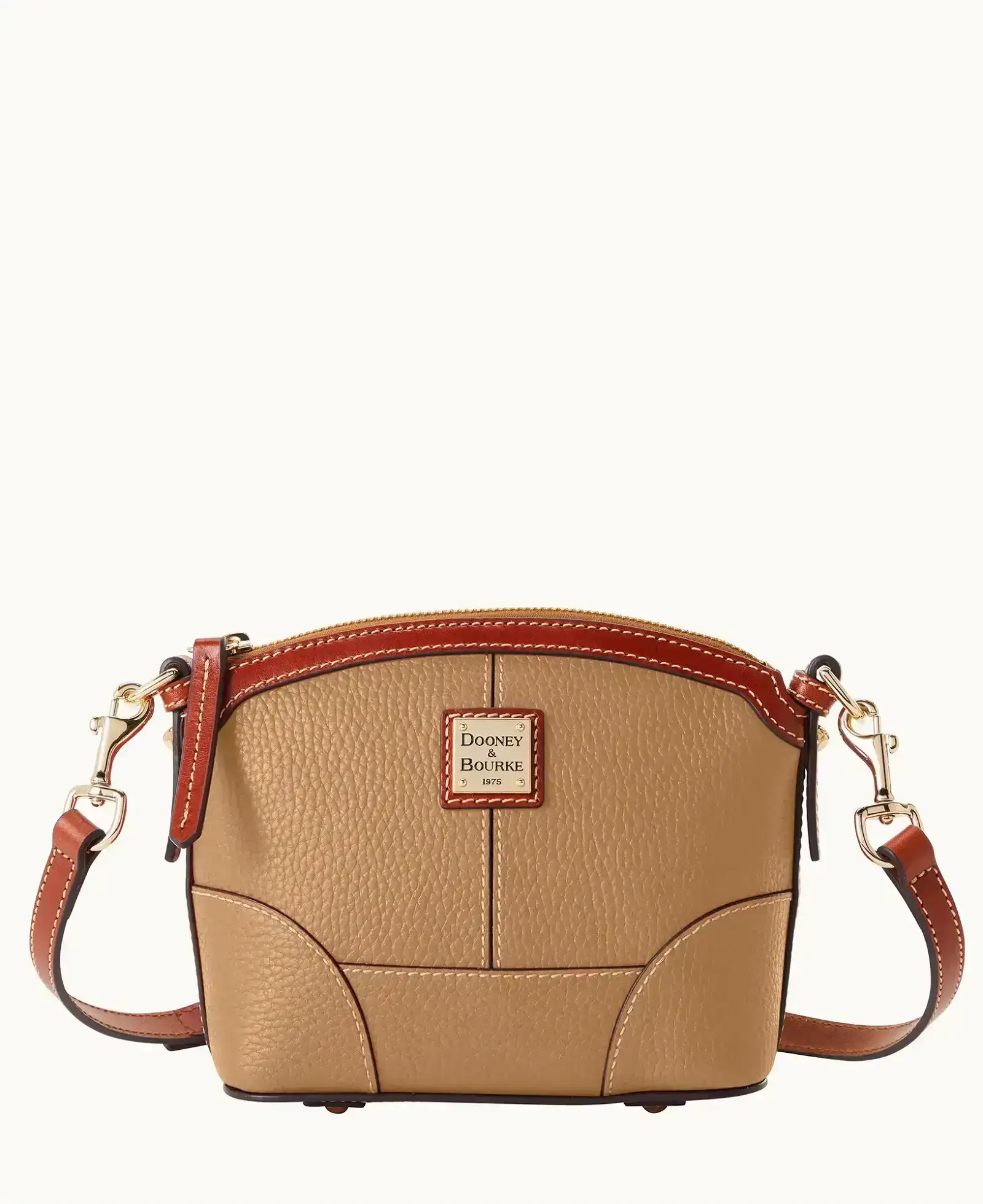 Pebble Grain Mini Domed Crossbody