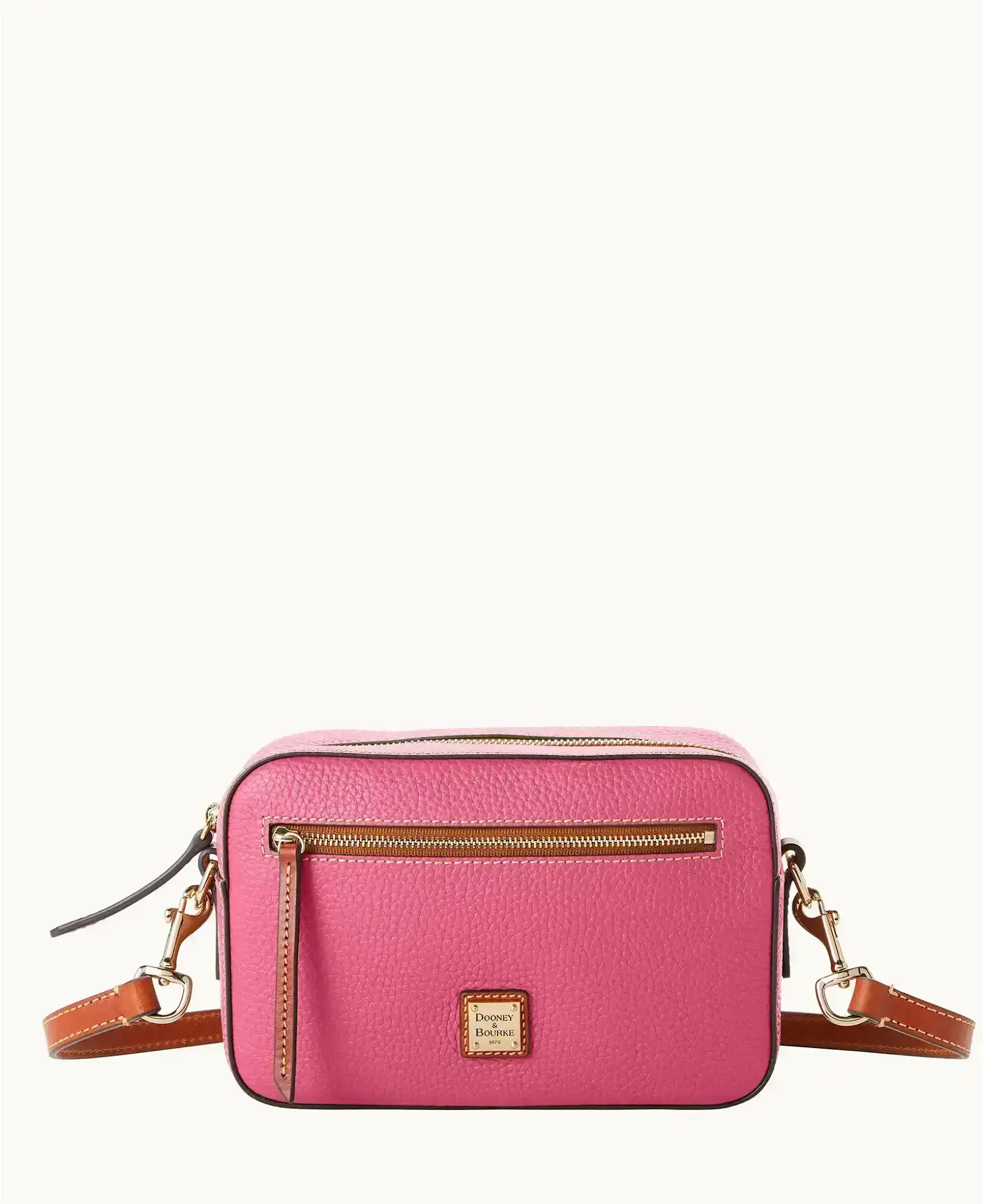 Pebble Grain Camera Zip Crossbody