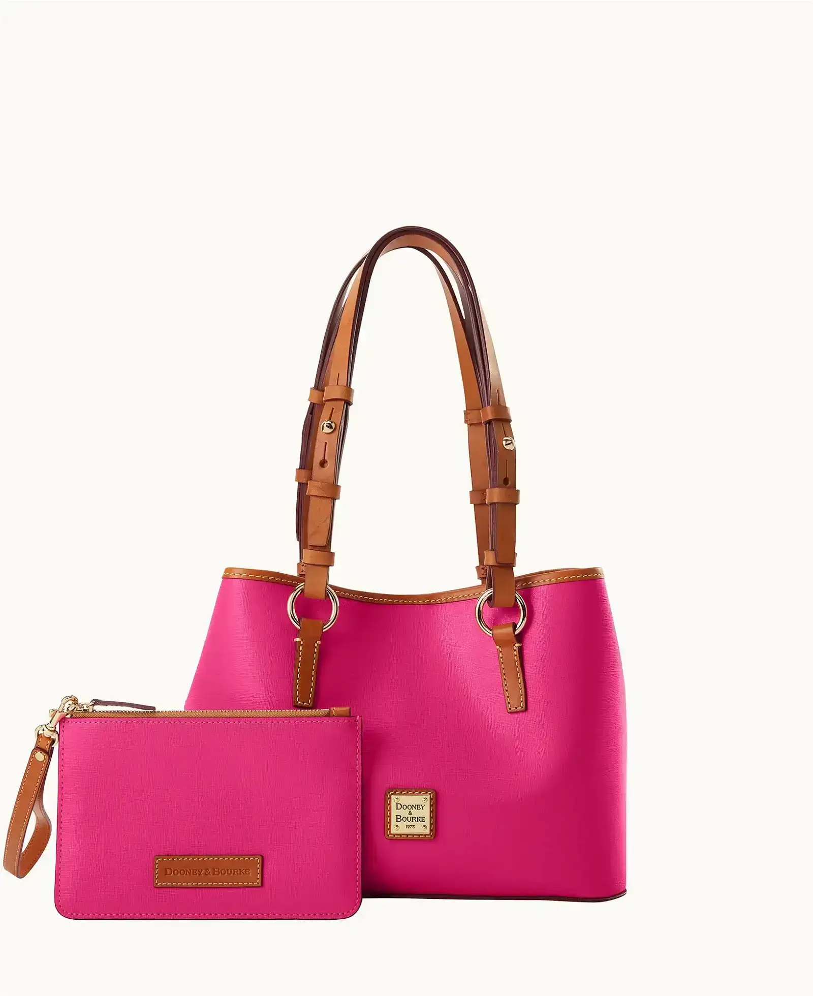 Saffiano Small Briana with Pouch