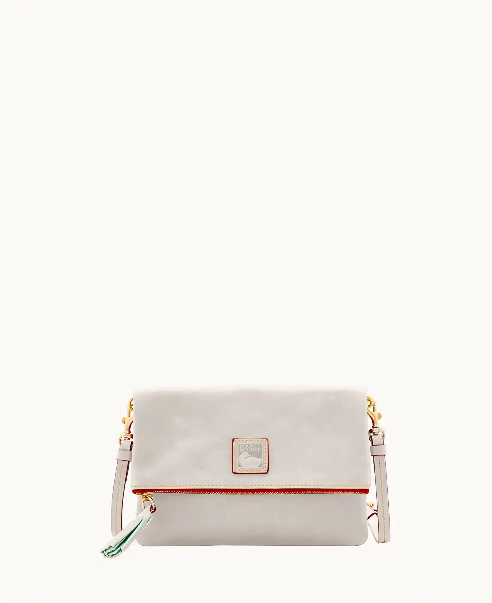 Florentine Foldover Zip Crossbody