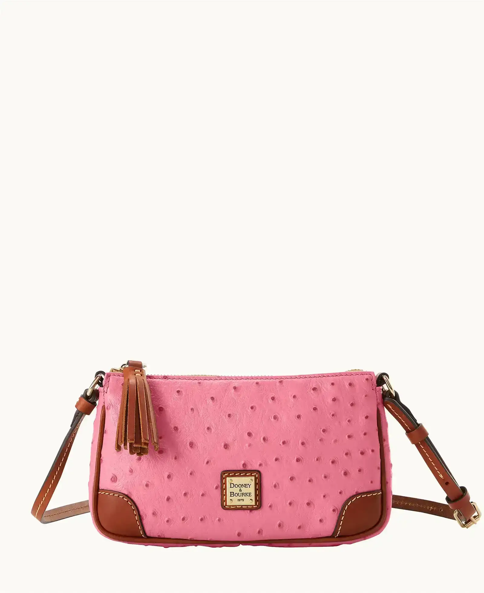 Ostrich Slim Crossbody