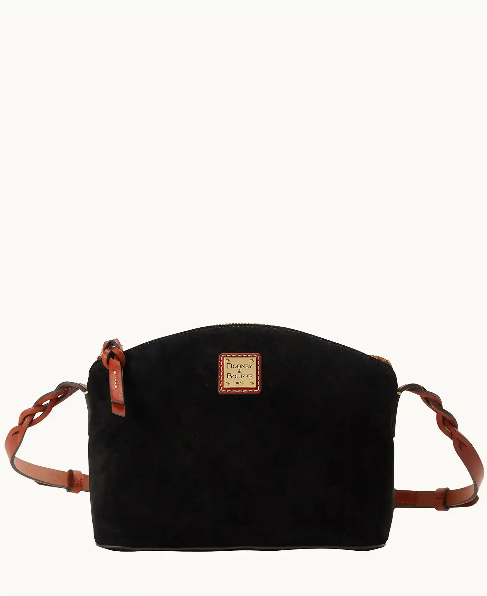 Suede Penny Crossbody