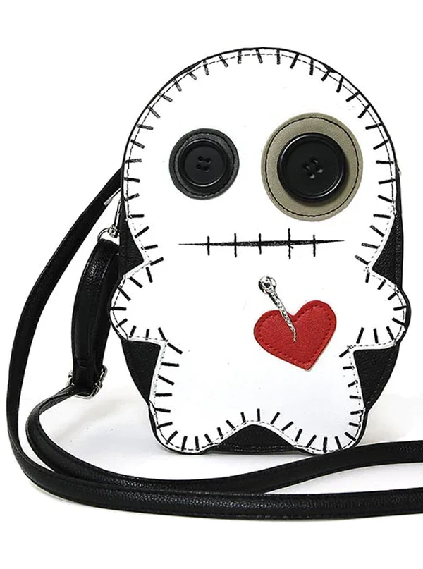 Image of Stitched Voodoo Doll Shoulder Crossbody Bag