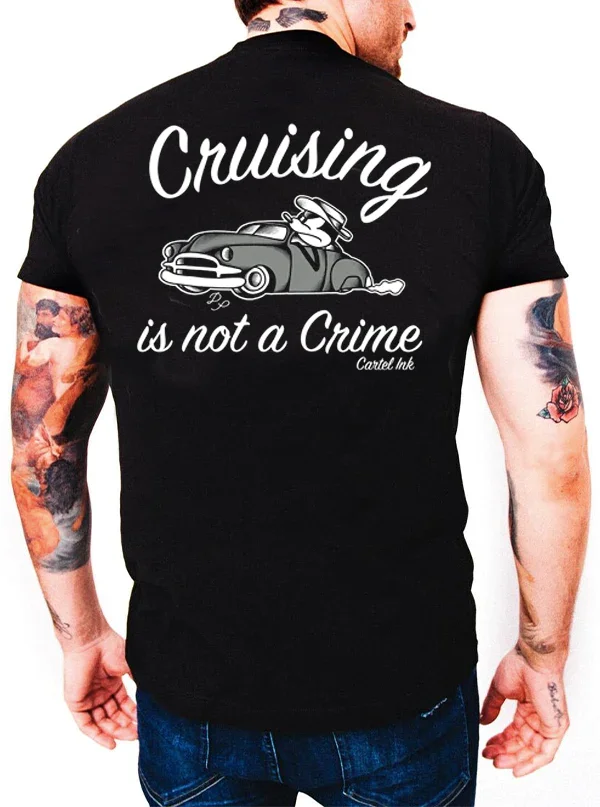 Image of Men's Cruising Is Not A Crime Tee