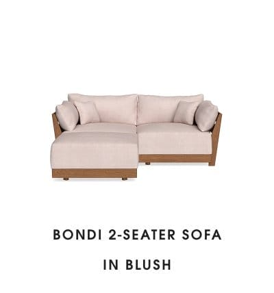 Modular Bondi 2-Seater Sofa in Blush