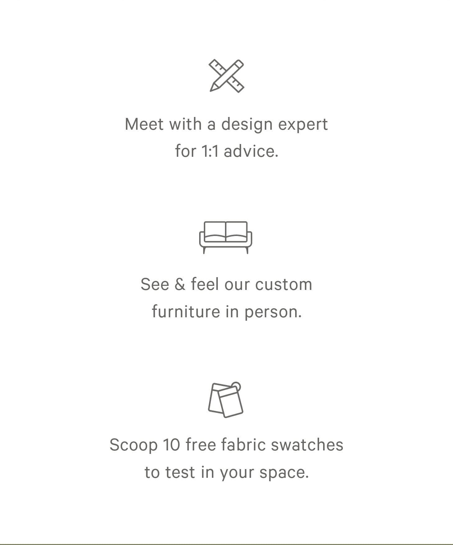 Meet with a design expert