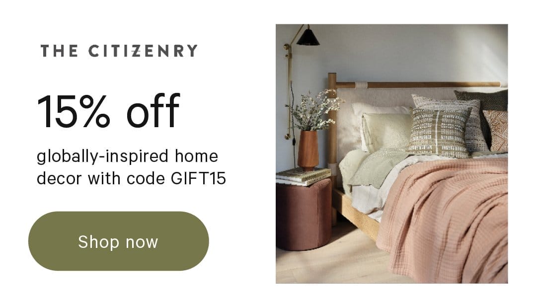 Up to 15% off the Citizenry