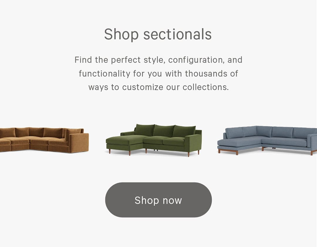 Shop sectionals