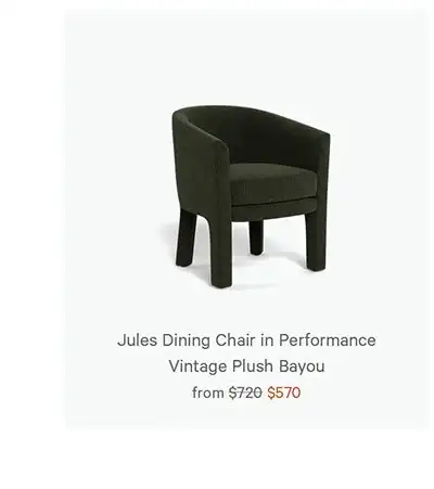 Jules Dining Chair in Performance Vintage 