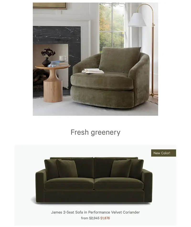 James 2 Seat Sofa