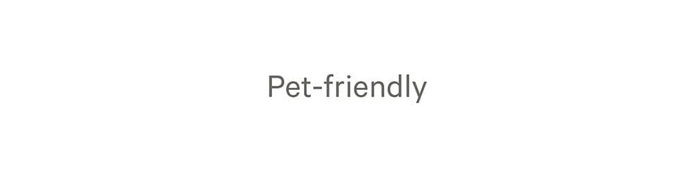 pet friendly