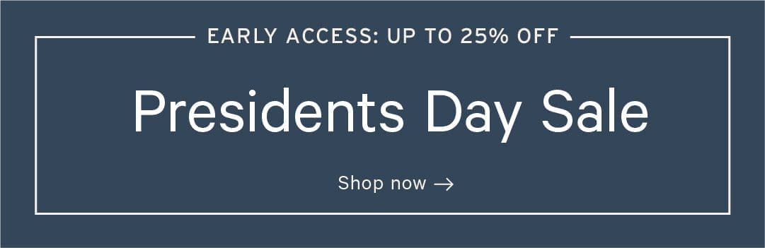 Presidents Day Sale