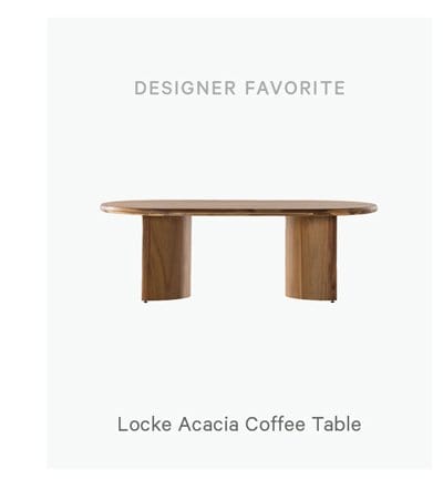 Locke Acacia Coffee Table