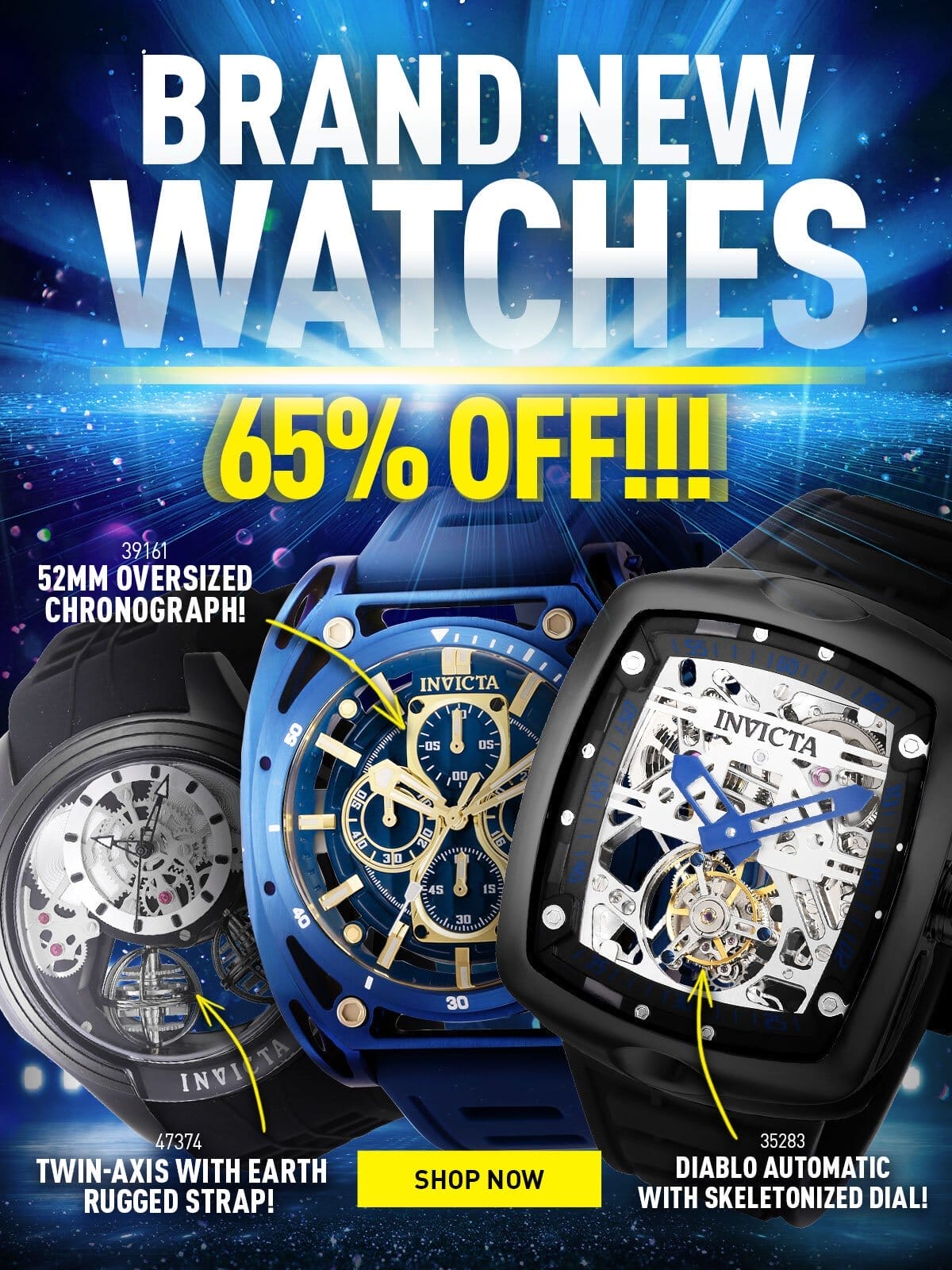 Brand new watches - 65% off!!!