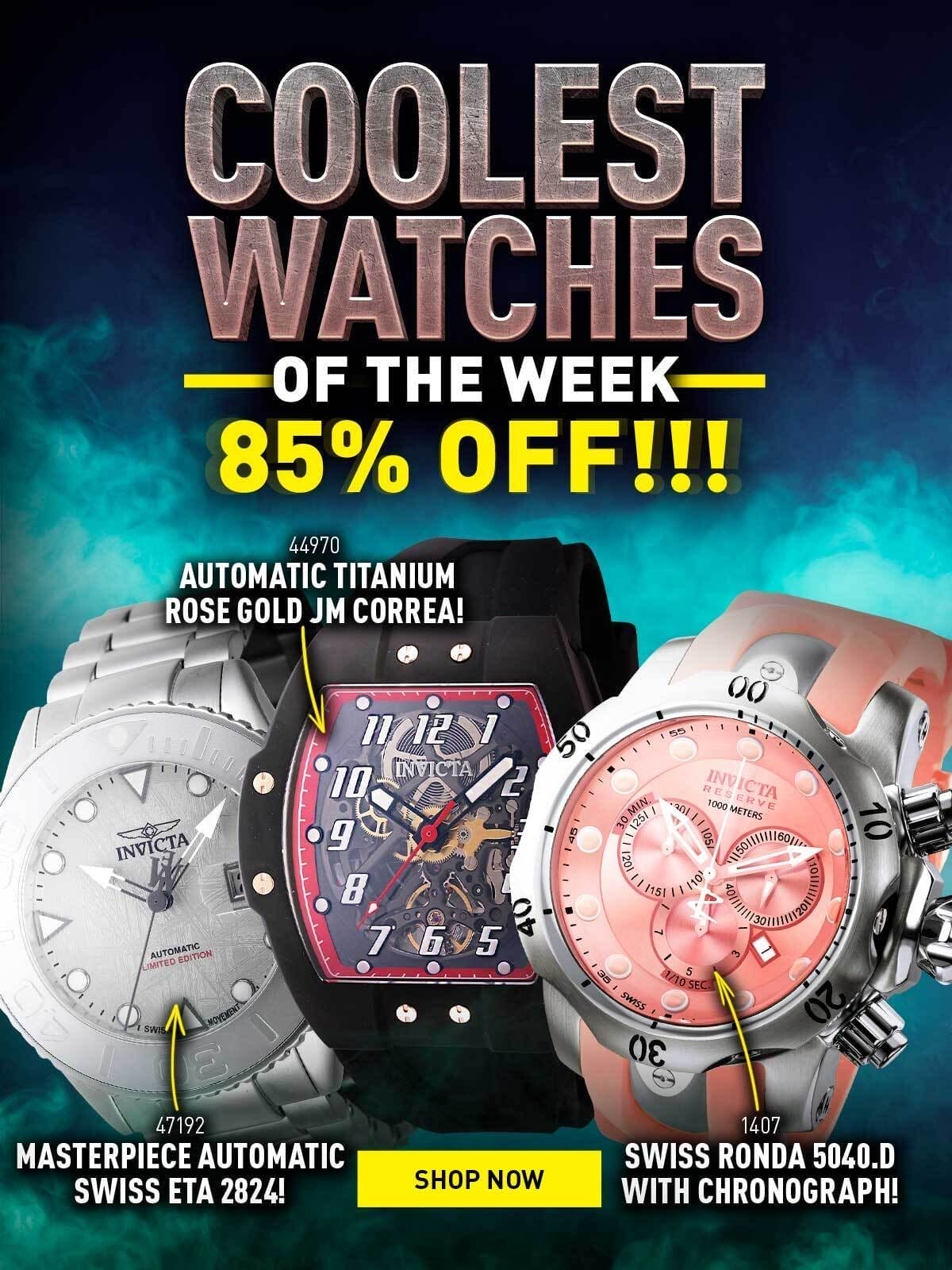 Coolest watches of the week - 85% off!!!