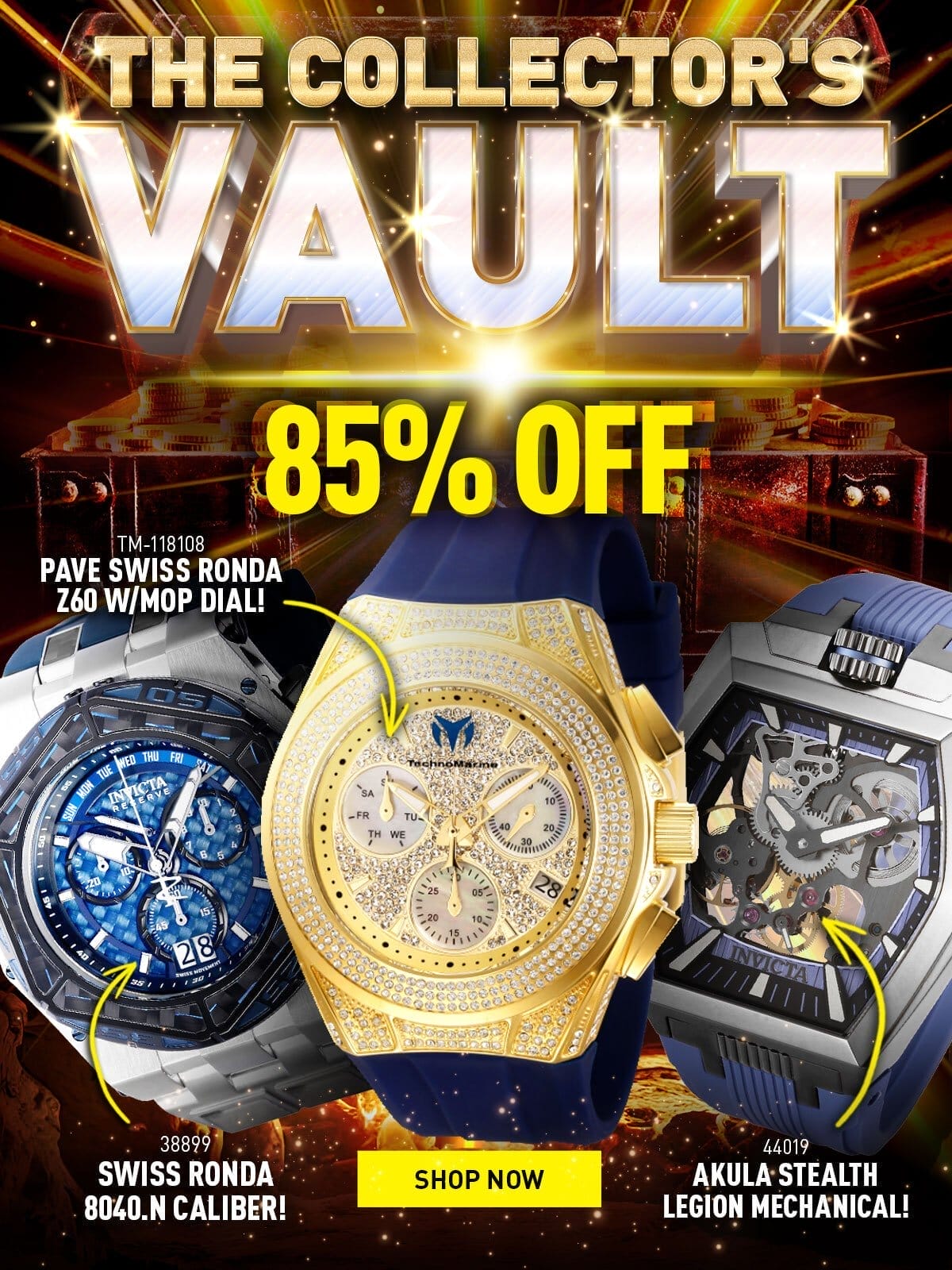 The collector's vault - 85% OFF!