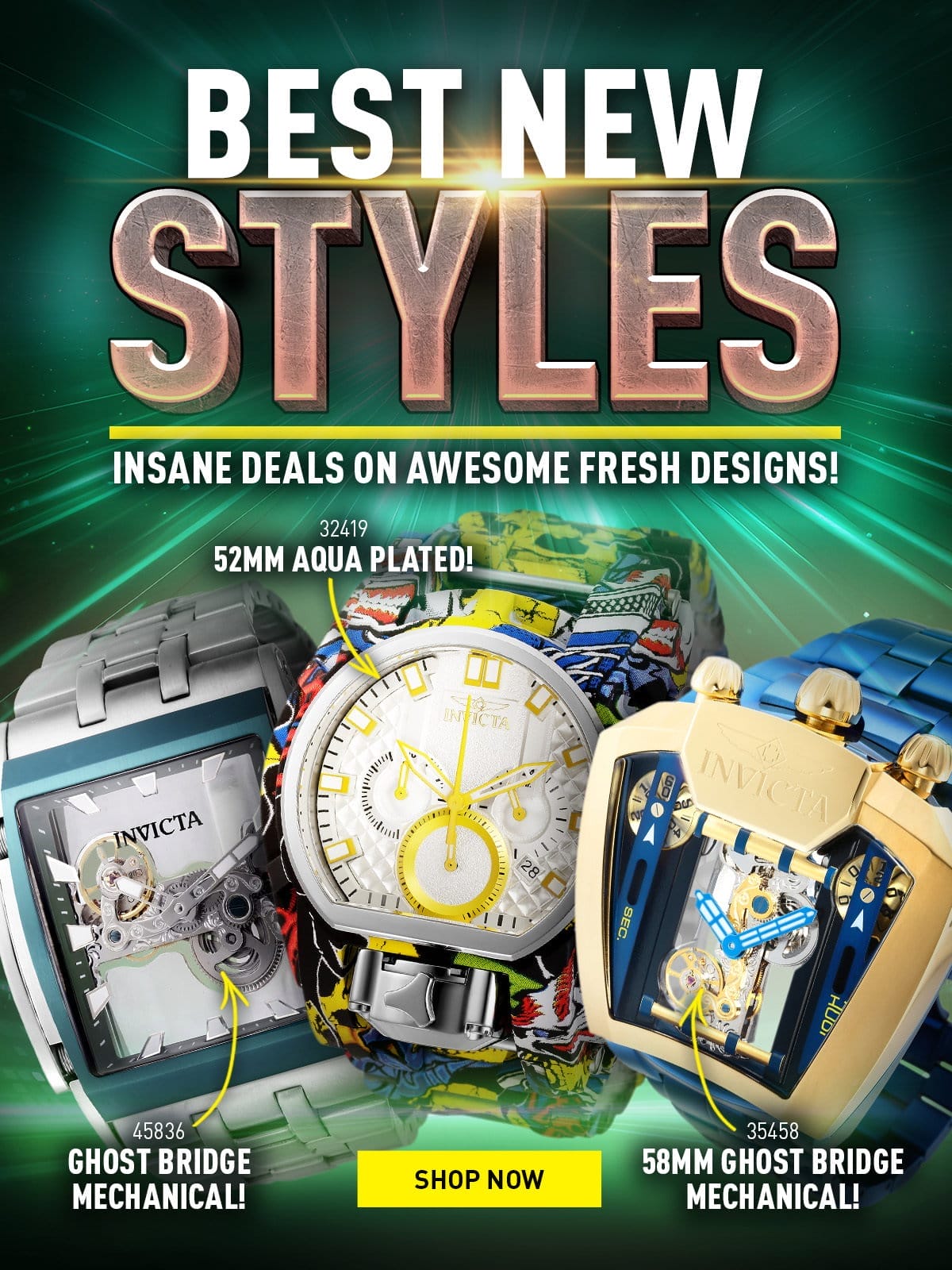 Best New Styles - Insane Deals On Awesome Fresh Designs!