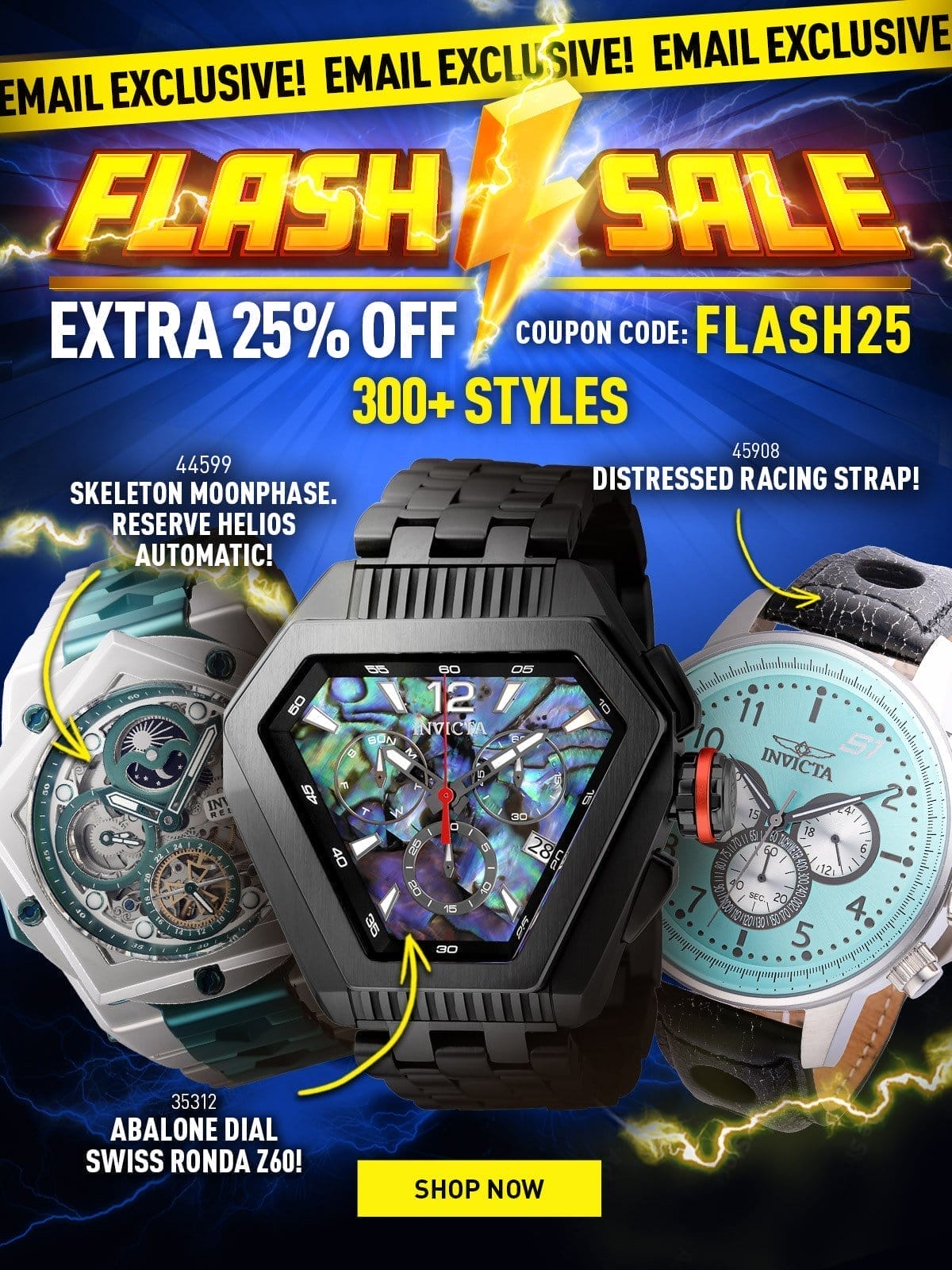 Flash Sale - Extra 25% Off