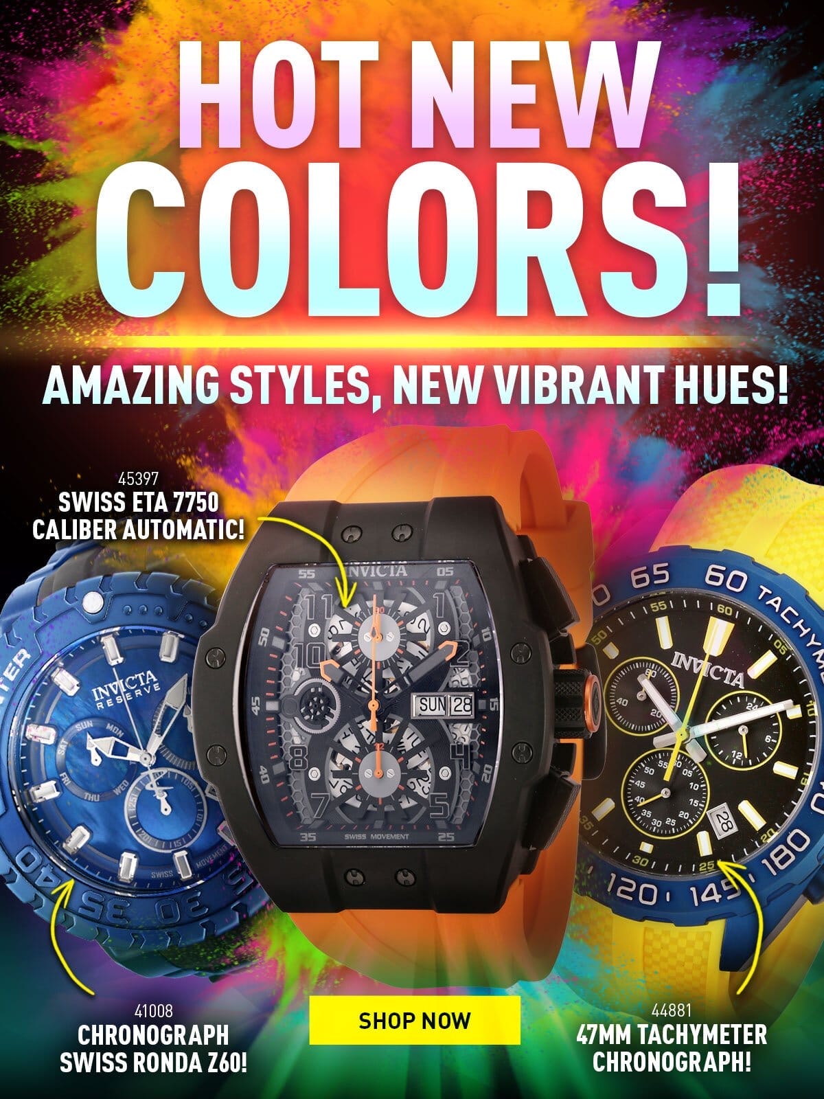 Hot new colors! - Amazing styles, new vibrant hues!