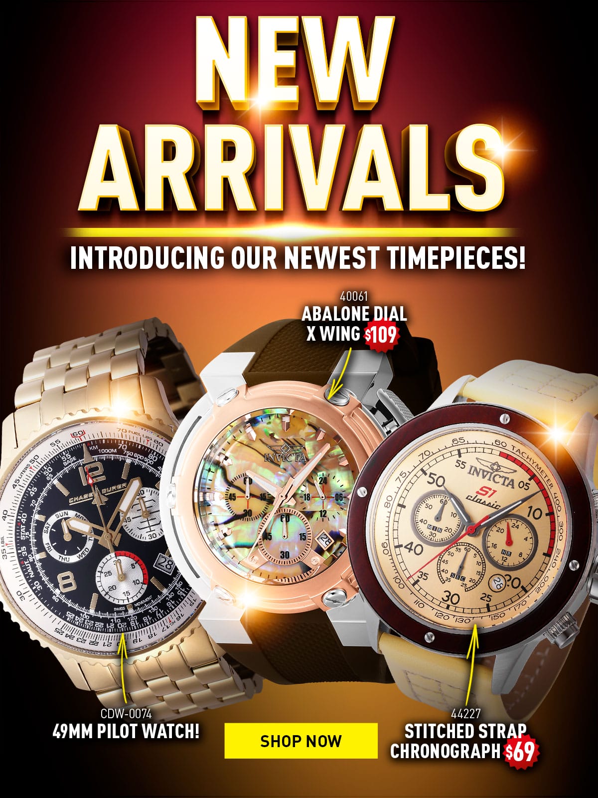 New Arrivals - Introducing Our Newest Timepieces!