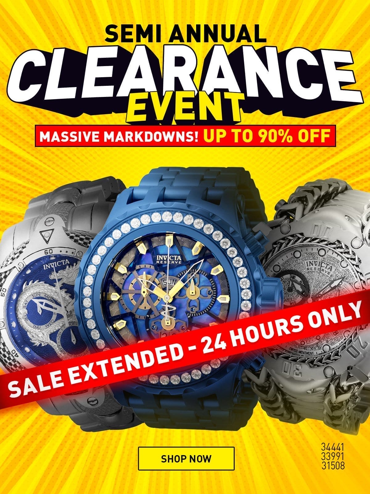 Semi Annual Clearance Event - Massive Markdowns! Up To 90% OFF!