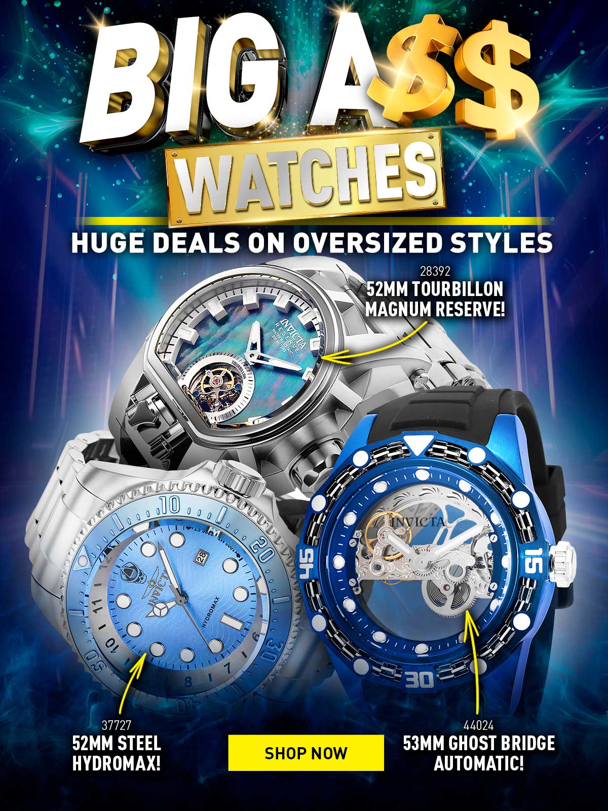 Big A\\$\\$ Watches - Huge Deals on Oversized Watches