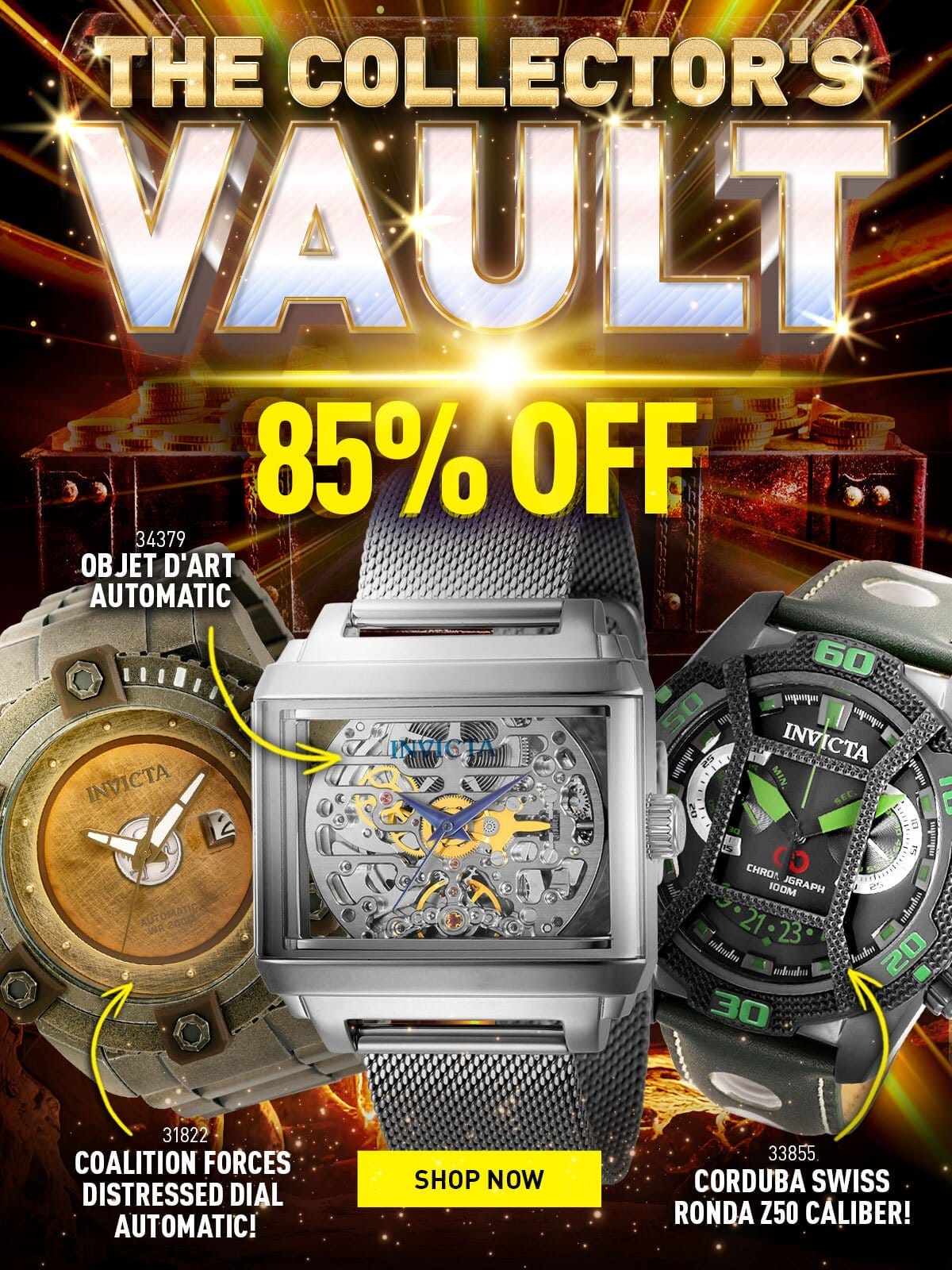 The collector's vault - 85% OFF!