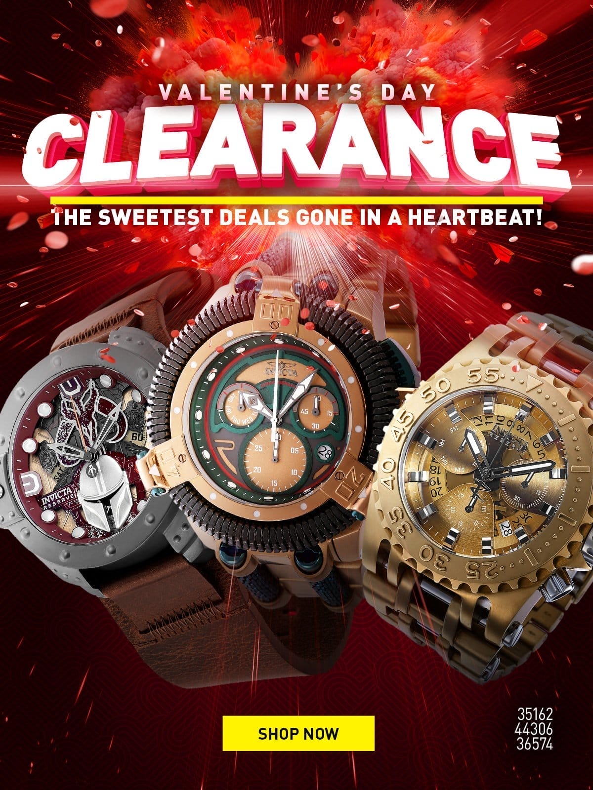 Valentine's Day Clearance - The Sweetest Deals Gon In A Heartbeat!