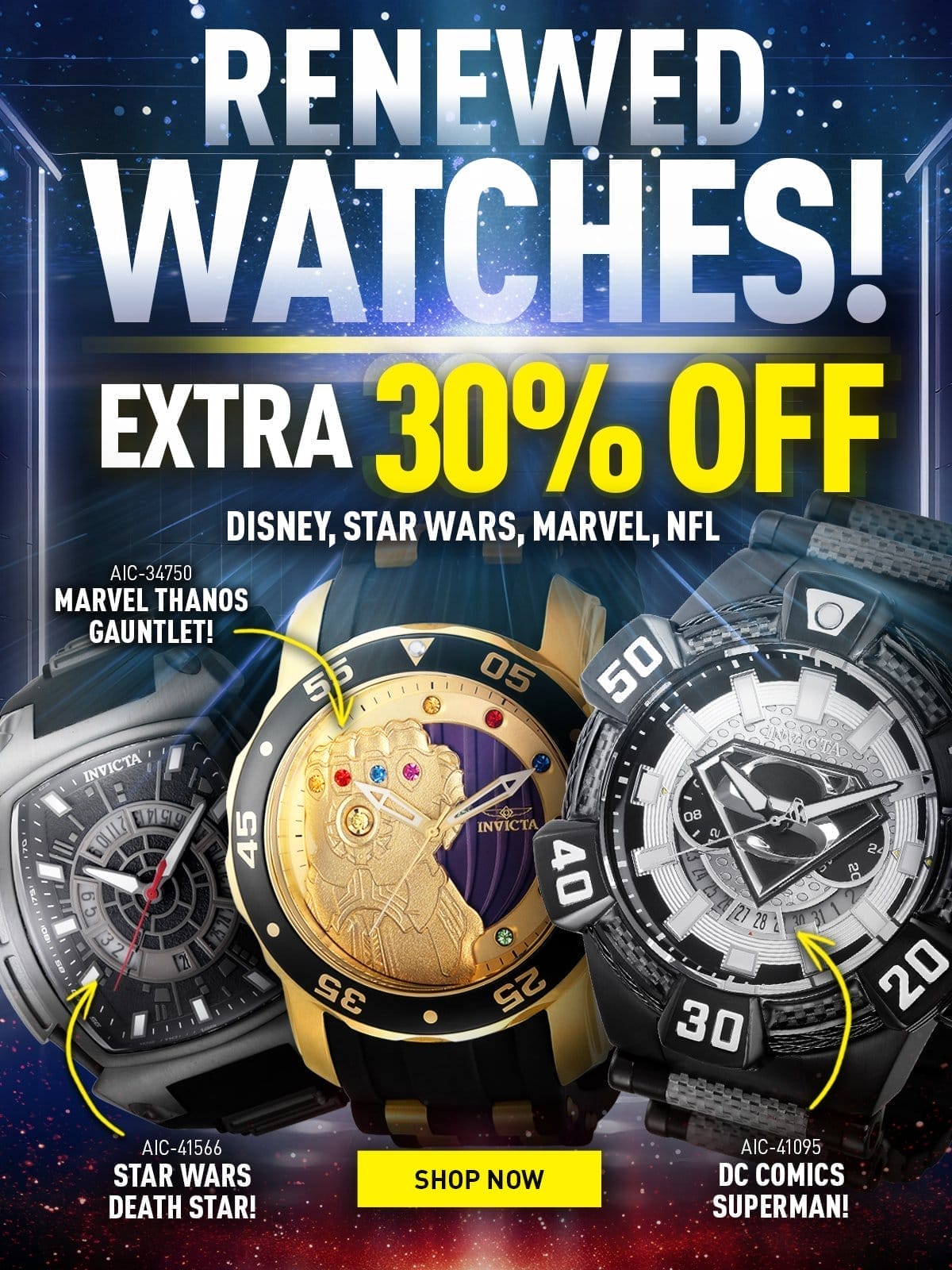 Renewed watches - 30% OFF