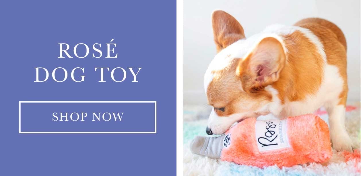 Rosé Dog Toy