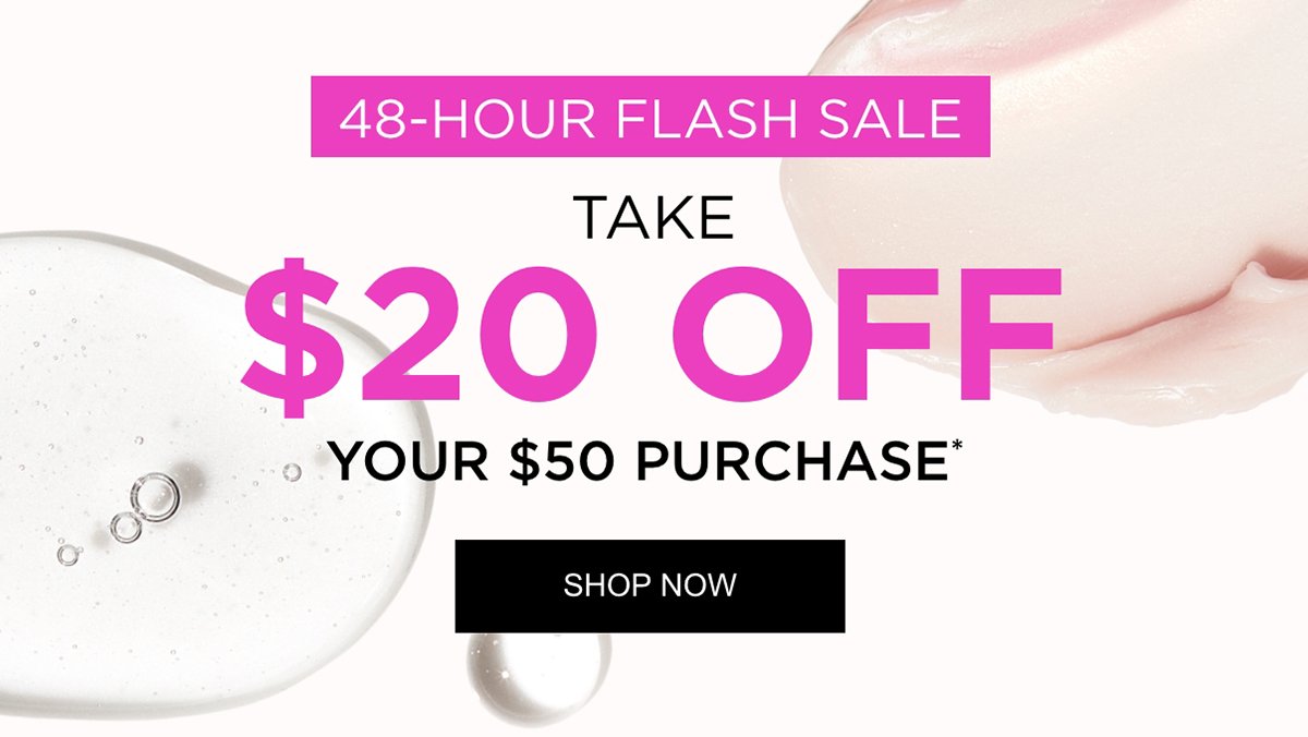 TAKE \\$20 OFF YOUR \\$50 PURCHASE