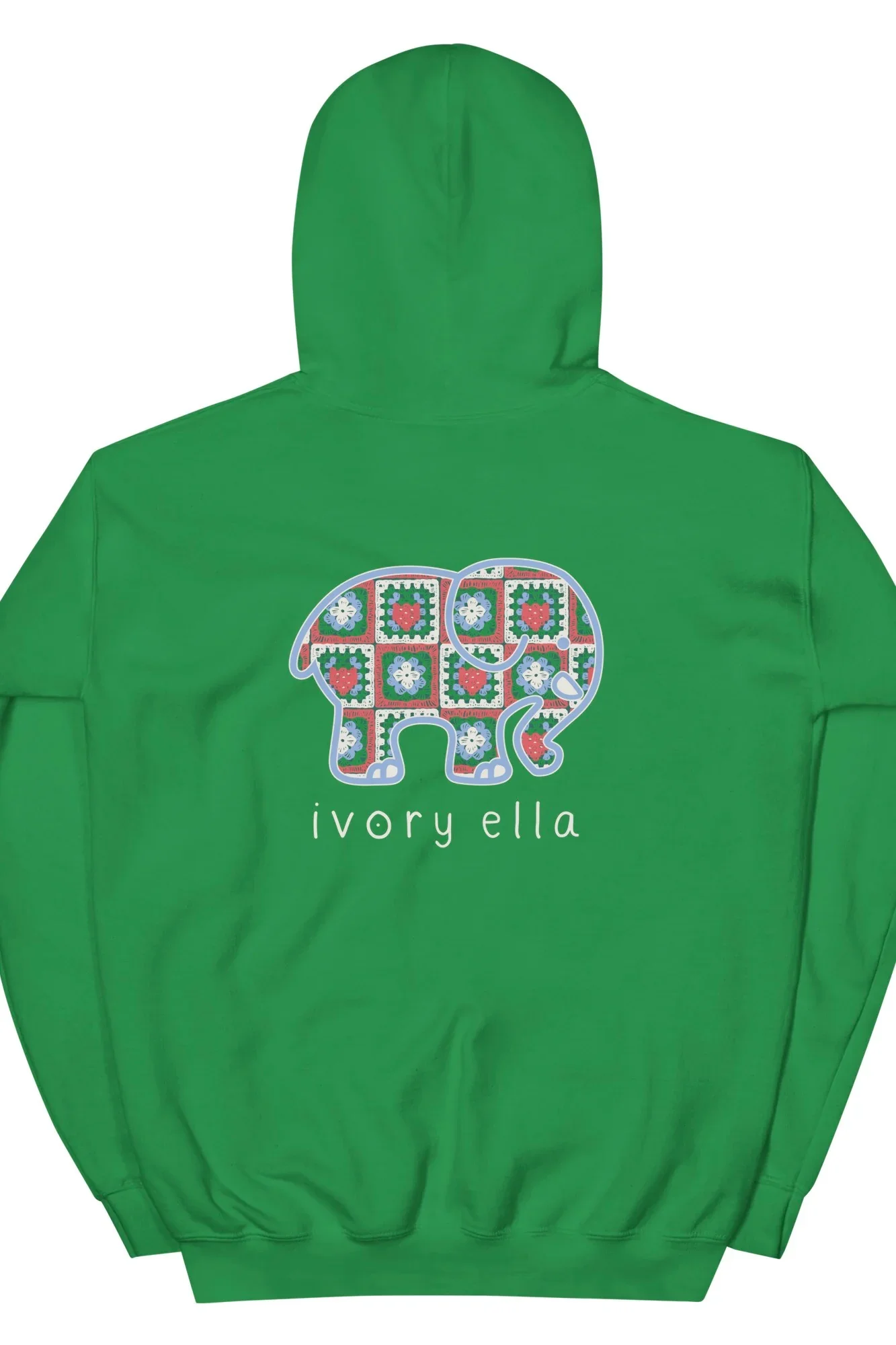 Image of Strawberry Patchwork Unisex Hoodie