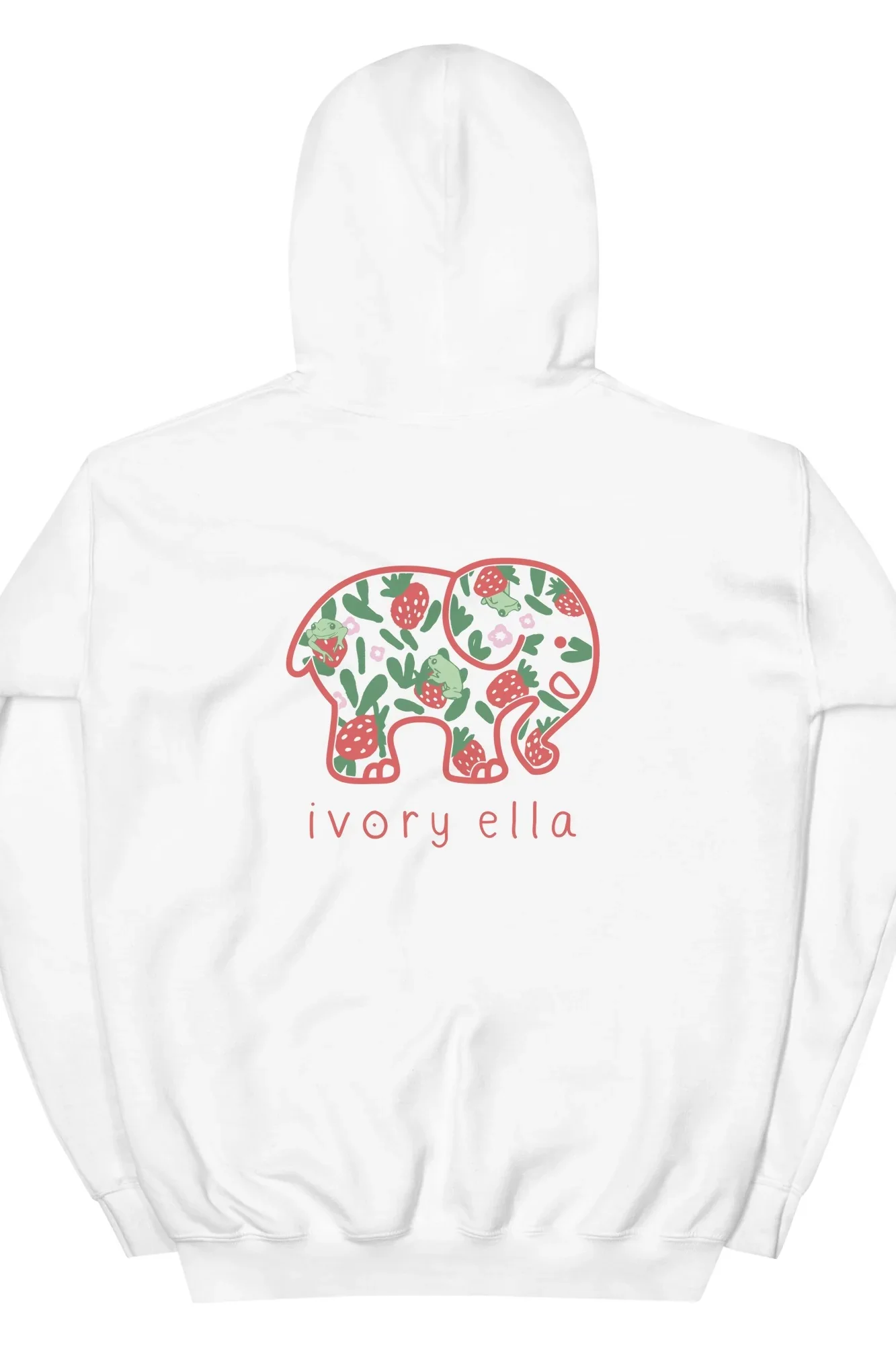 Image of Strawberry Frogs Unisex Hoodie