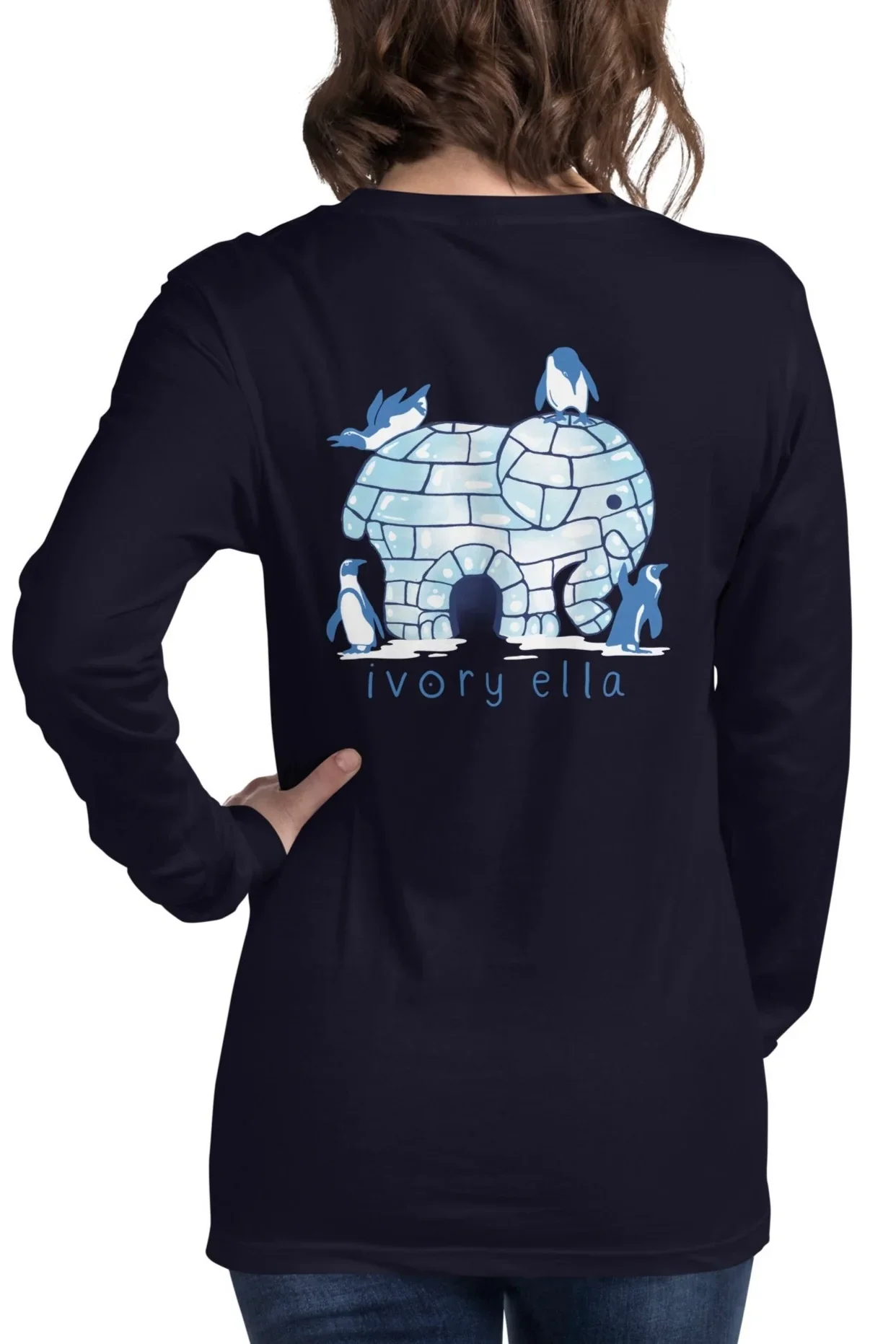 Image of Igloo Ella Unisex Long Sleeve T-Shirt