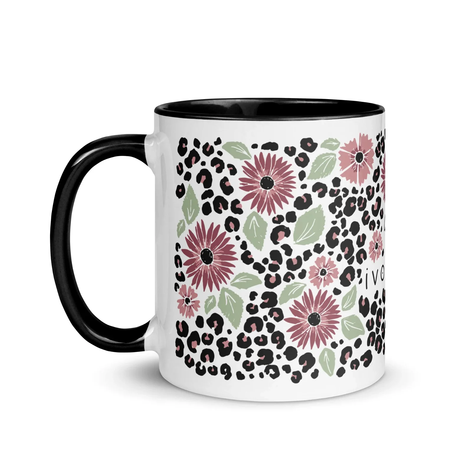 Image of Leopard Blooms Mug